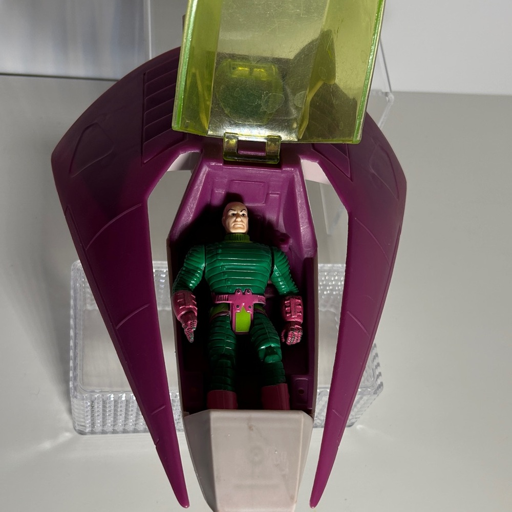 Vintage Kenner DC Super Powers Lex Soar 7 Assault Vehicle & Lex Luther Figure - Picture 8 of 10